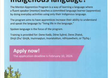 Are you interested in learning an Indigenous language?
